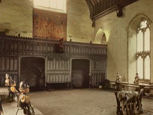 1341 yılında inşa Barons Hall, by English School